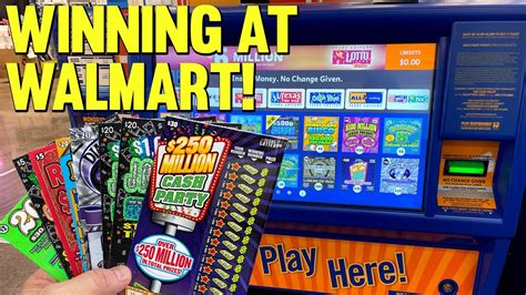 1) swip and scan card. . Lottery cbl walmart test